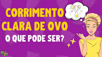 É normal ter corrimento transparente?