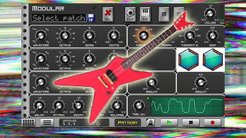 How to make a Distorted Amp Guitar from Scratch [Modular Synth/Caustic 3]
