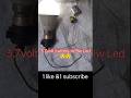 3.7V se 9W LED kaise jalaya? 😳 Mini Inverter Secret ⚡ #shorts