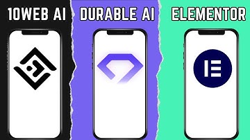 10Web AI vs Durable AI vs Elementor | Which is the Best AI Website Builder in 2025?