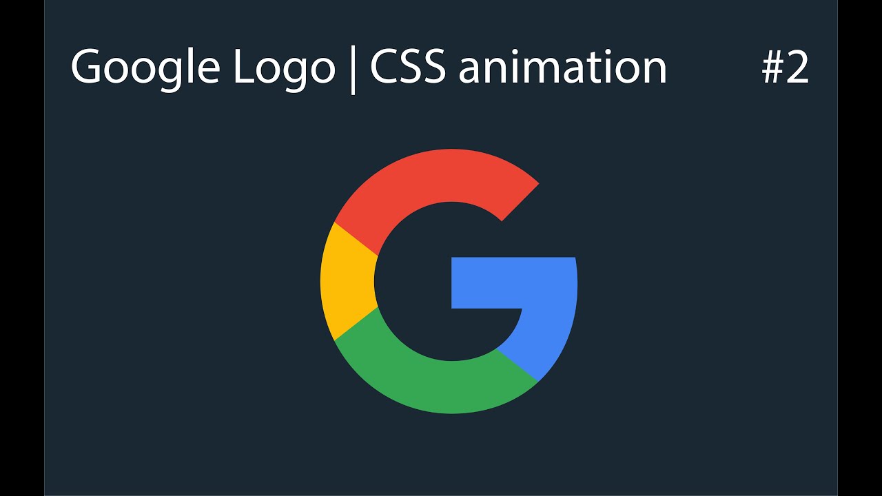 Google Logo | CSS animation - YouTube