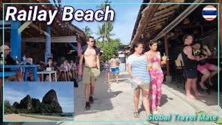 RAILAY BEACH Krabi Is it the BEST BEACH? How to get there Full Walking Street Tour Now 2023