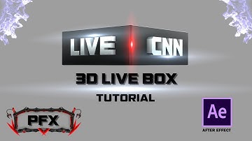 3D LIVE Box Tutorial || Element 3D || After Effect || PFX
