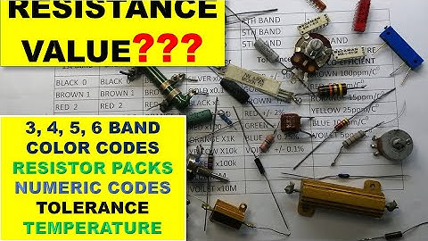 #290 Resistor Color Code Calculation /3,4, 5,6 Band Resistor Color Code/How to Calculate Resistance