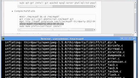 2 step: installing all the requirements (mupdf)