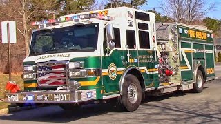 Fire Trucks Responding Compilation Unique Colors Part 51