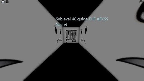 Pm 6:06:06.606 Sublevel 40 THE ABYSS