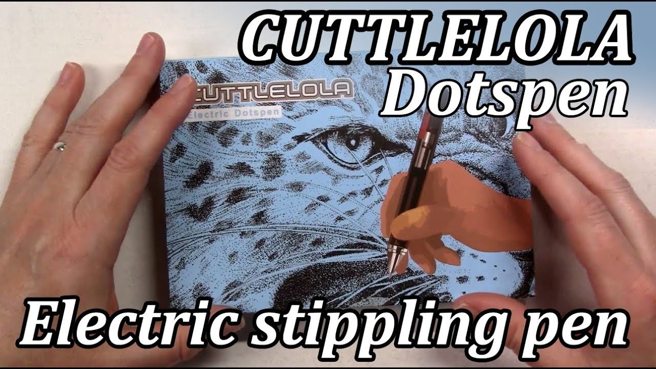 Review of the Cuttlelola Dotspen World's First Electric Drawing pen  #Cuttlelola #Dotspen #ElectricDrawingPen
