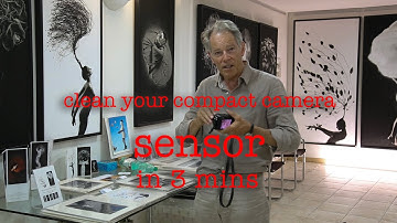 Clean a dirty Sensor and blocked Zoom of a compact digital camera in 3 minutes