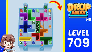 Drop Away Level 709 Solution Walkthrough