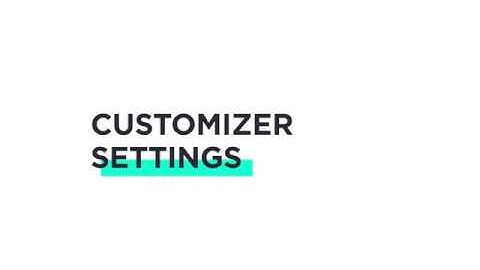 BigCommerce for WordPress Tutorial: Customizer Settings