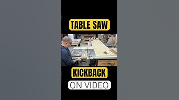 Table Saw Kickback Caught on Video