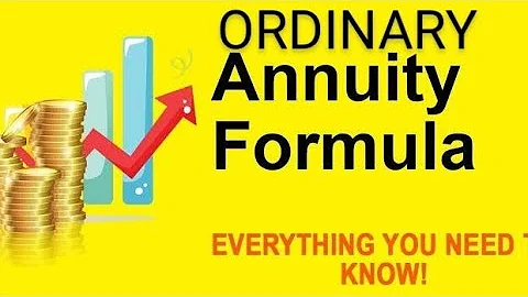 ORDINARY ANNUITY: Calculating Future value and Present value