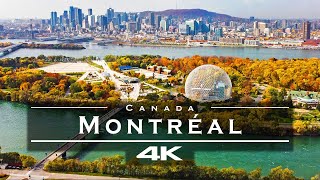 Montreal, Canada 🇨🇦 - by drone [4K]