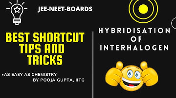 How to Find Hybridisation Of Inter Halogen Compounds....💥💥💥⚡ #shorts #besttrick #organic