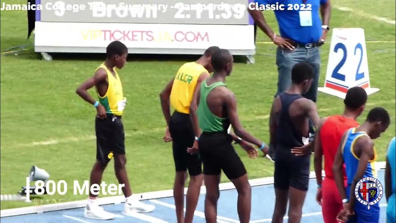 Camperdown Classics 2022 Jamaica College Team Summary YouTube