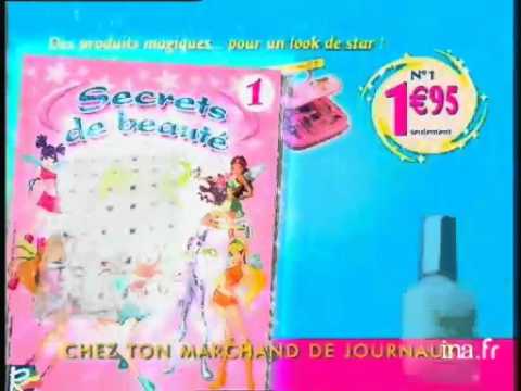Magazine Winx Club : Secrets de Beauté; Publicité version 9 secondes