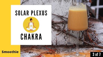 DAY 3: Healing Banana Turmeric Smoothie | Balance your Solar Plexus Chakra | 7 Day Chakra Cleanse