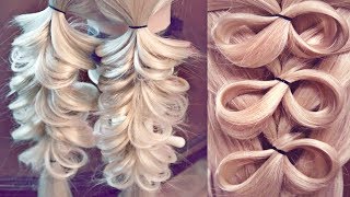 видео Причёски на 1 сентября на длинные волосы