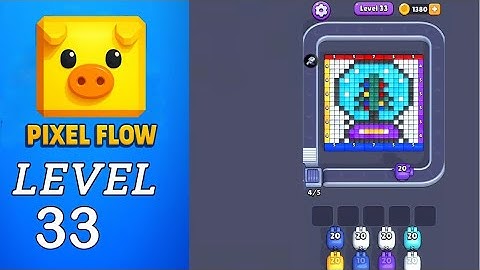 Pixel Flow Level 33 Walkthrough