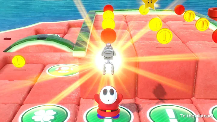 Super Mario Party Partner Party #1775 Watermelon Walkabout Shy Guy & Waluigi vs Goomba & Monty Mole