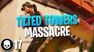 DOMINATING TILTED TOWERS! 17 Kill Solo Gameplay (Fortnite Battle Royale)