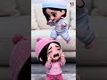 Funny Animated Cartoon: The Struggles of Having a Younger Sibling #CuteCartoon #FunnyAnimation