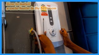 [Electrician]-How to install a water heater