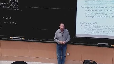 Matrix Calculus for Machine Learning and Beyond - MIT - Lec 01 - Part 1