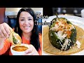 How to make Poblano Chiles Rellenos Tacos