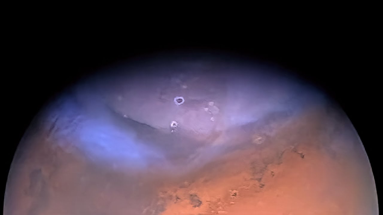 Vinter Mars Mars Winter 5-months Timelapse. Martian ice dances, transforming in ...