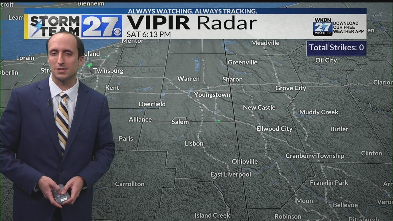 Decreasing clouds Saturday night - YouTube