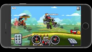 iPhone Gaming - Hill Climb Racing 2: MOTOCROSS Bike screenshot 5
