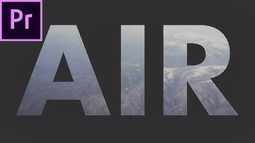 How to Put Video in Text (Transparent Text Effect) | Adobe Premiere Pro CC 2017 Tutorial