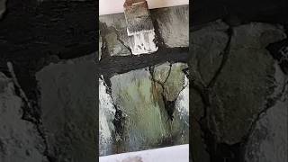 TEXTURED Art  ABSTRACT ACRYLIC Tutorial #shorts
