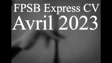 FPSB Express CV Avril 2023