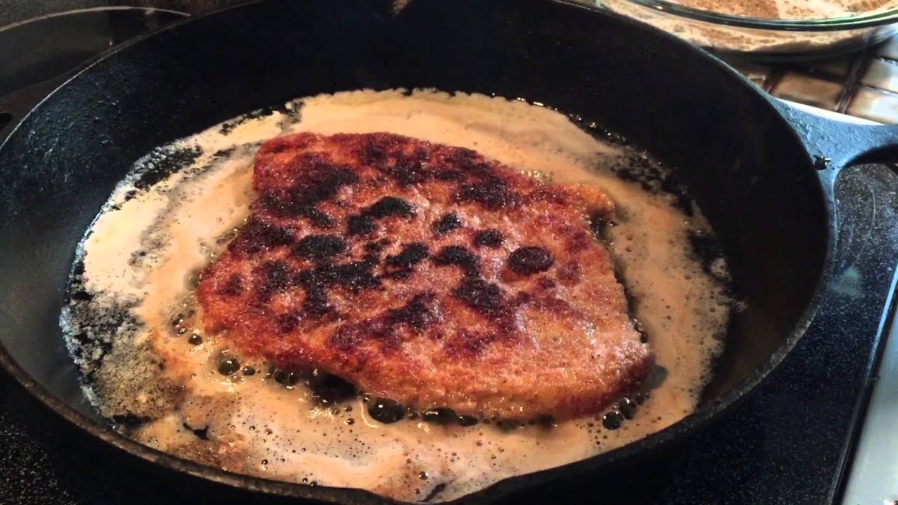 Gypsy Kitchen makes Pork Schnitzel with Lemon Butter Garlic sauce - YouTube