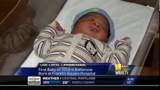 One of Baltimore’s First Babies of 2018 Born at MedStar Franklin Square Medical Center