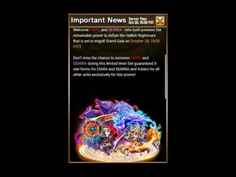 Brave Frontier Special Halloween Units - YouTube