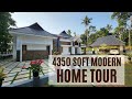 4350 sqft modern house  home tour  viya constructions