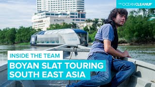 Boyan Slat touring through Asia | Cleaning Rivers | The Ocean Cleanup