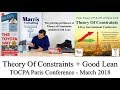 TOC   Good Lean = Best combination - Philip Marris - TOCPA Conference in Paris