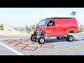 Massive Spike Strip Pileup Crashes #29 – BeamNG Drive | CrashBoomPunk