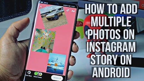 How to Add Multiple Pictures to Instagram Stories on Android ! (2021)