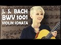 Bach - Violin Solo Sonata No.1 BWV 1001 - ONE PIECE AND FOUR GUITARISTS