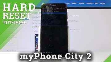 HARD RESET myPhone City 2 – Erase Storage / Bypass Pattern Lock