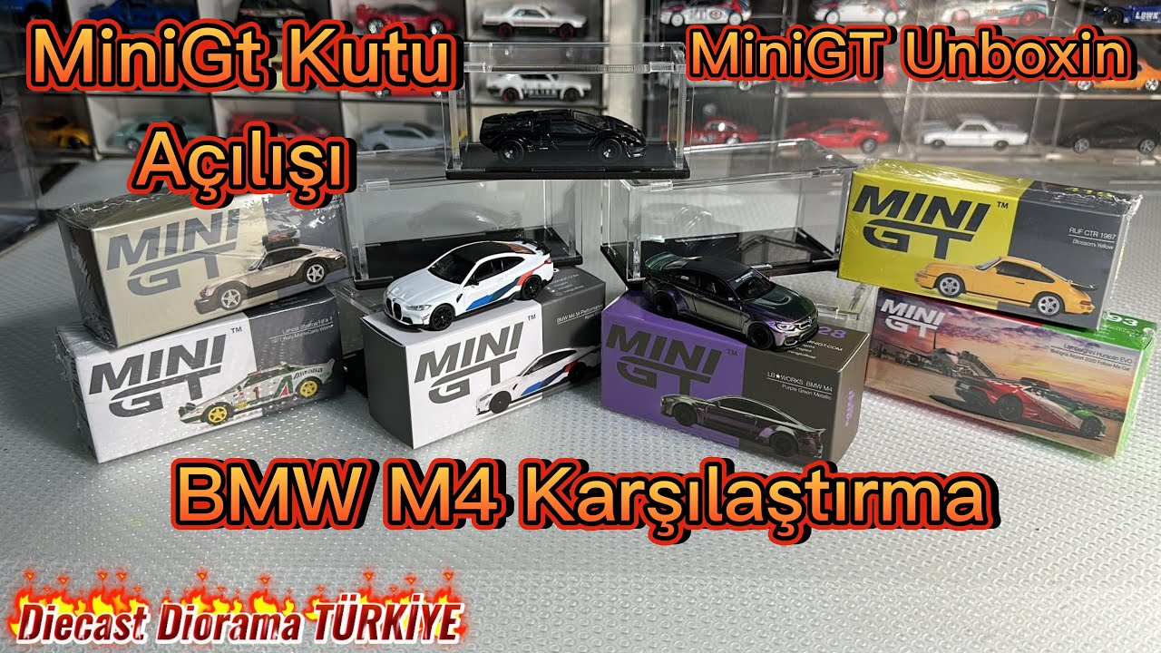 KARŞILAŞTIRMA .. Mini Gt BMW M4 M-Performance & LB-WORKS BMW M4