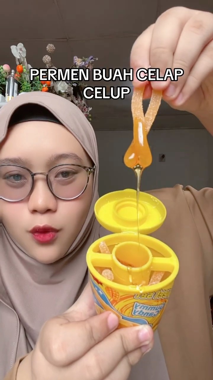 VIRAL‼️ PERMEN BUAH CELAP CELUP
