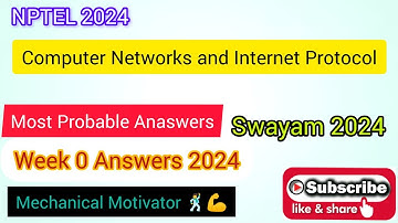 Computer Networks and Internet Protocol | Week 0 Quiz | Assignment 0 Solution | NPTEL | SWAYAM 2024
