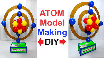 atom model making - carbon structure - science exhibition - diy - diypandit